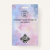 All Access Pass tekening vip event id badge (Achterkant)