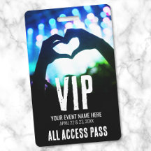 All Access Pass VIP Evenement