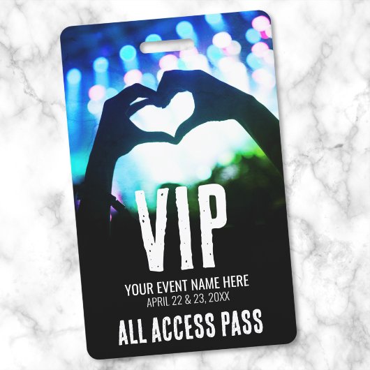 All Access Pass VIP Evenement Badge