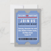 ALL ACCESS VIP PASS Bar Bat Mitzvah Party Kaart (Voorkant)