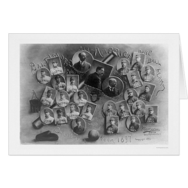 All America Baseball Tour 1897 (Voorkant Horizontaal)