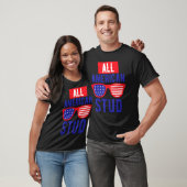All American 4th July Stud USA Flag Symbol of Your T-shirt (Unisex)
