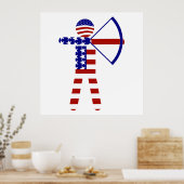 All-American Archer/Archery Poster (Keuken)