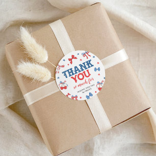 All American Baby Patriottische Favoriet Cadeautag Bedankjes Labels