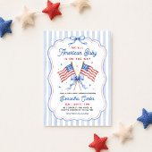 All American Baby Shower Kaart