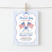All American Baby Shower Kaart
