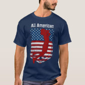 All-American Basketball  Distressed 2 T-shirt (Voorkant)