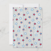 All American BBQ-feest Kaart (Achterkant)