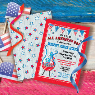 All American BBQ-feest Kaart