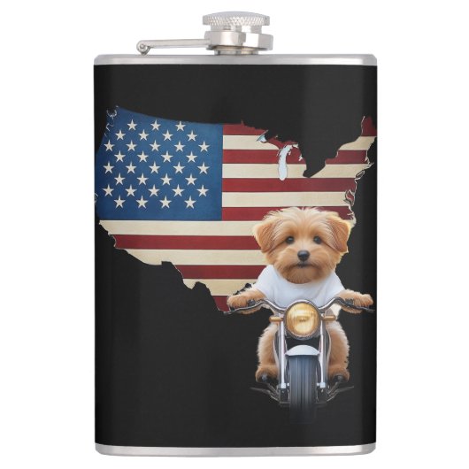 All American Biker Heupfles (Voorkant)