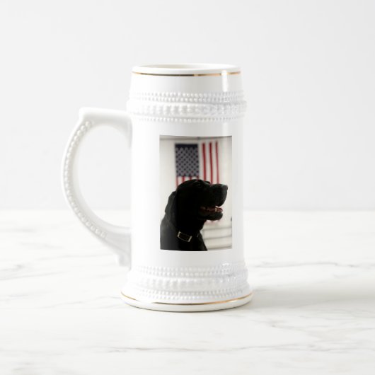 All-American Black Labrador Retriever Bierpul (Links)