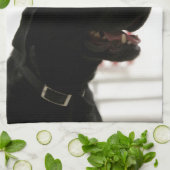 All-American Black Labrador Retriever Theedoek (Gevouwen)