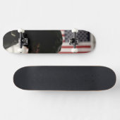 All-American Black Labrador Skateboard (Horizontaal)