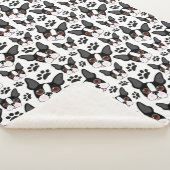 All American Boston Terrier Pet Puppy Dog Sherpa Deken (3/4)