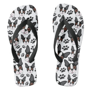 All American Boston Terrier Pet Puppy Dog Teenslippers