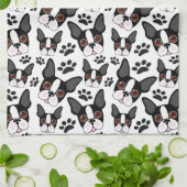 All American Boston Terrier Pet Puppy Dog Theedoek (Gevouwen)