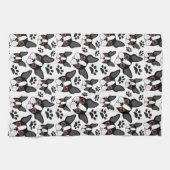 All American Boston Terrier Pet Puppy Dog Theedoek (Horizontaal)