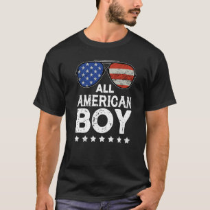 All American Boy 4th of July Boys Kids Sunglasses T-shirt