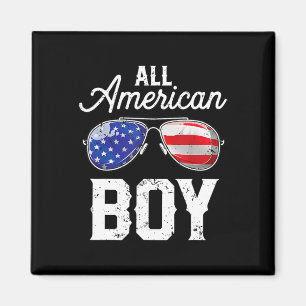 All American Boy 4th of July Verenigde Staten Jong Magneet