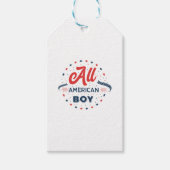 All American Boy Badge Cadeaulabel (Voorkant)