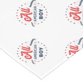 All American Boy Badge Korte Tafelloper (Hoek)