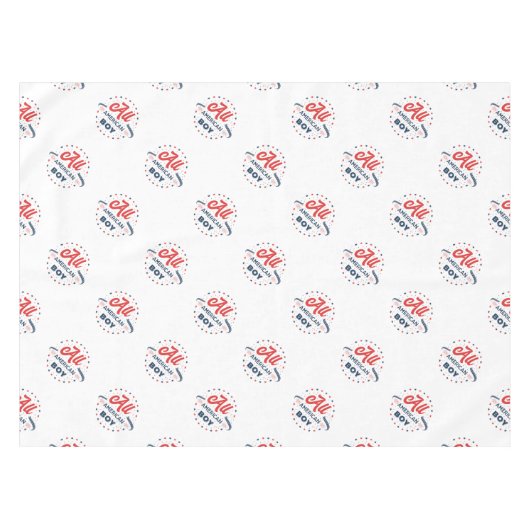 All American Boy Badge Tafelkleed (Voorkant (Horizontaal))