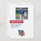 All American Boy Baseball Magazine Omslag Verjaard Kaart (Achterkant)