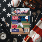 All American Boy Baseball Magazine Omslag Verjaard Kaart