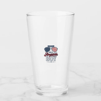All American Boy Patriottische Zonnebril Shirt Ont Glas