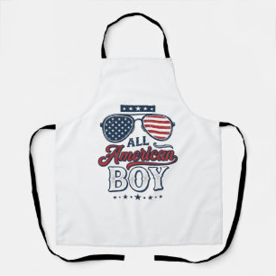 All American Boy Patriottische Zonnebril Shirt Ont Schort