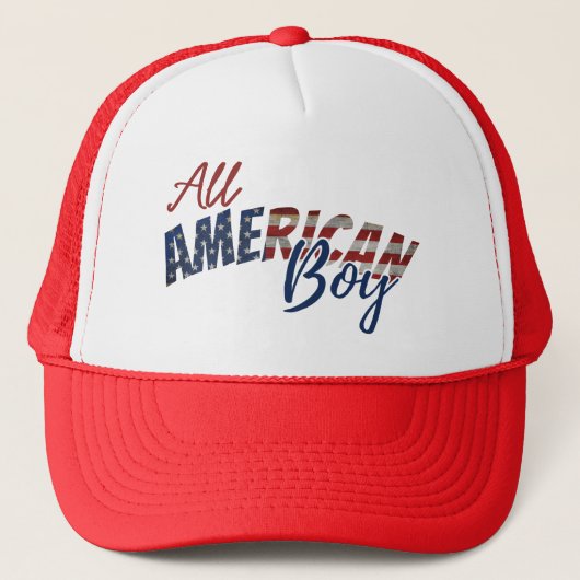 ALL AMERICAN BOY TRUCKER HOED PET (Voorkant)