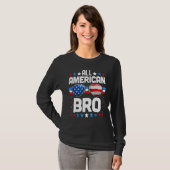 All American BRO Matching Family Fourth 4th of Jul T-shirt (Voorkant volledig)