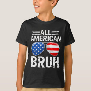 All American Broer Gelukkige 4e Juli Jongens Patri T-shirt