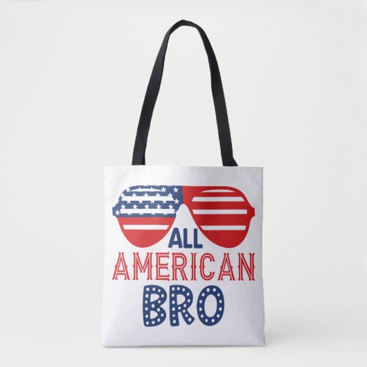All american broer tote bag (Voorkant)