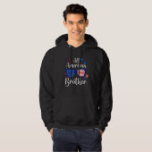 All American Brother 4th of July Memorial Day Fire Hoodie (Voorkant volledig)