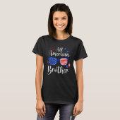 All American Brother 4th of July Memorial Day Fire T-shirt (Voorkant volledig)