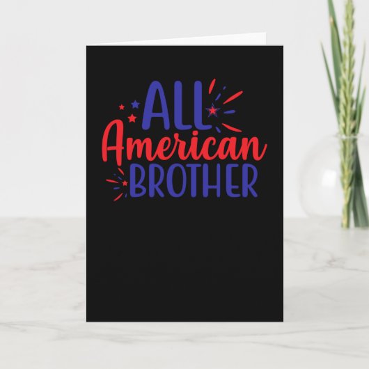 All American Brother Kaart (Voorkant)