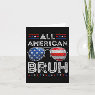 All American Bruh 4 juli jongens patriottisch Usa Kaart