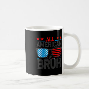 All American Bruh Cool Sungles 4 juli jongens T-sh Koffiemok