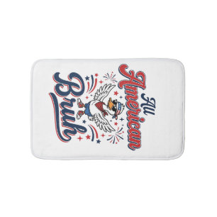 All American Bruh Patriottische Eend Vintage T-shi Badmat