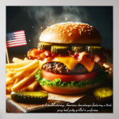 All-American Burger Bliss Poster (Voorkant)