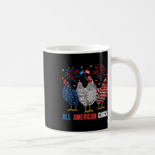 All American Chick Retro 4th of July Patriottische Koffiemok