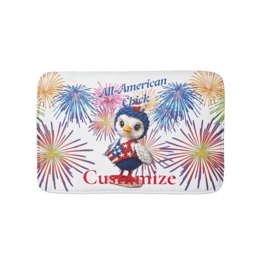 All-American Chick Thunder_Cove Badmat (Voorkant)