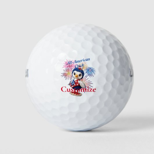 All-American Chick Thunder_Cove Golfballen (Voorkant)