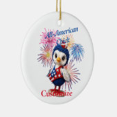 All-American Chick Thunder_Cove Keramisch Ornament (Rechts)