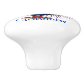 All-American Chick Thunder_Cove Keramische Knop (Zijkant)