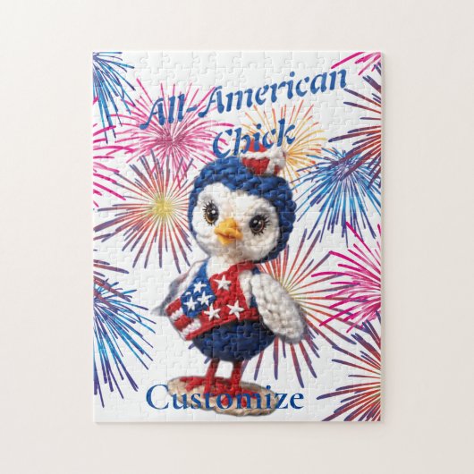 All-American Chick Thunder_Cove Legpuzzel (Verticaal)