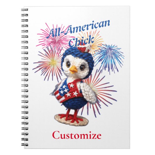 All-American Chick Thunder_Cove Notitieboek (Voorkant)
