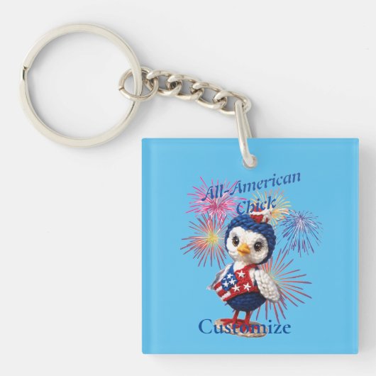 All-American Chick Thunder_Cove Sleutelhanger (voorkant)