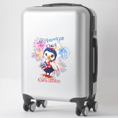 All-American Chick Thunder_Cove Sticker (Koffer)